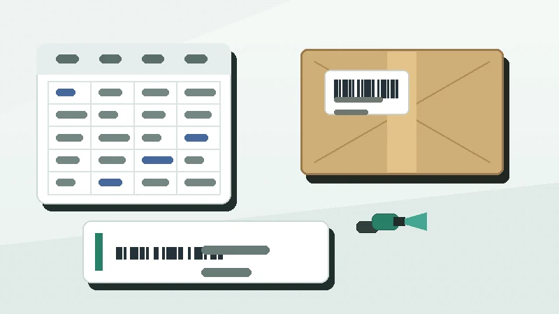 Receiving barcode label workflow thumbnail